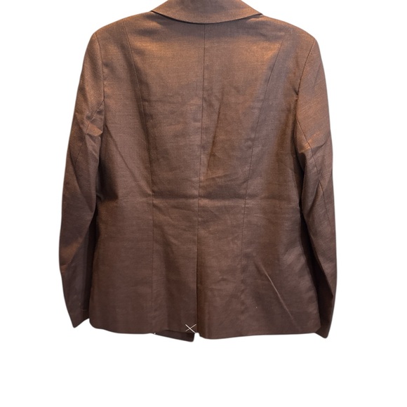 Talbots Brown Linen Blend Skirt Set - Picture 4 of 16